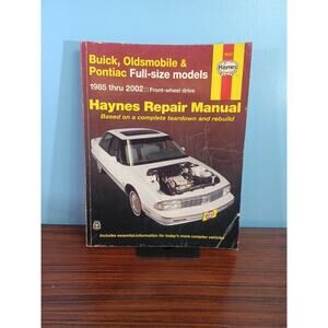 HAYNES REPAIR (SHOP) MANUAL - 1985-2002 BUICK-OLDS-PONTIAC FULL-SIZE FWD #19020
